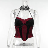 Autumn New Spice Girl Vest Fashion Colour Temperament, Slim Waist Girdle, Neck Girdle And Girdle-Outfit