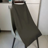 And Summer 2025 New OL Commuter Professional Bag Hip Skirt In The Long Black High-Waist A Word Straight Suit