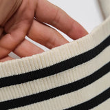 Autumn New Women's 28 Sets 08 Striped Slings Knitted Dress