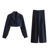 Striped Pilot Suit Jacket 1255892 Pinstriped Trousers 4661518 Suit-Outfit