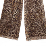 Homemade New Women's Animal Printed Embroidered Net Hanging Neck Trousers