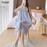 Women Summer Solid Simple Students Sweet Korean Style Fashion Homewear New Sleepwear Leisure Cute All-match Ins