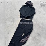 Popular Zipper Jacket New Retro Hoodie Men's And Women's Coat