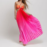 2025 New Women's Temperament Sexy Dress Elegant Hollow Hanging Neck