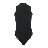 Toloer All-In-One Black Tight-Bottom Yoga Pants Wrapped Chest Bare Back Small Vest High Fanny Pack Hip Bell Bottoms-Outfit
