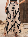 2025 New Women's Printed Wide-Legged Woven