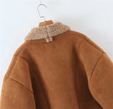 Vintage Lamb Fleece Jacket-Outfit