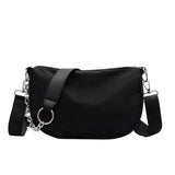Ladies Nylon Underarm Crossbody Bag-Outfit