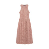 New Sleeveless-Less-Mocked Flute Dress