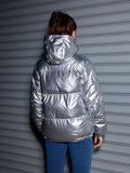 Large Size Down Cotton Jacket Cotton Jacket For Men And Women Winter Maillard Bright Face Jacket Cotton Padded Jacket Lovers Fashion Clothes-Outfit