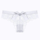Sexy Lace Trousers Female Transparent Hollow Sex Fun Sports Low-Rise Without Scars Ladies Trousers