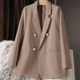 Toloer Suit Jacket Female Spring And Autumn 2024 New Small Spring And Autumn Suit Jacket Temperament Korean Version Casual Women-Outfit