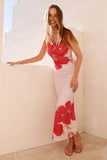Women's New 2025 Summer Sexy Strip Slings Flower Prints Long