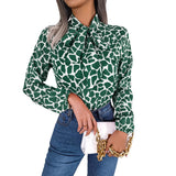 Wind Shooting 2025 Spring And Summer Temperament With Lantern Sleeve Chiffon Shirt Women's