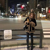 Fur Faux Fur Shaggy Coat Female Lamb Coats Fluffy Zipper Top Korean Fashion Large Pockets Velcro Stand Collar Bib Black