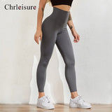 Women High Waist Leggings Running Push Up Fitness Leggings Women Solid Color Tummy Control
