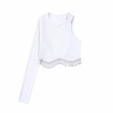 2022 Women Beaded Tank Tops Sexy Beading Glitter Basic Cotton T Shirt Vest Tops Summer Shiny Halter Solid