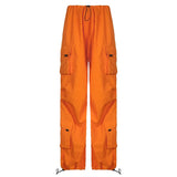 Strap Detail Y2K Cargo Pants-Outfit