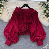 Luxury Famous Woman Hanging Neck Ribbon Woman 2025 Summer Atmosphere Feeling Thin Irregular Chiffon