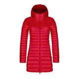 2022 Long Duck Down Parka Warm Feather Jacket For Women Winter Large Size Down Coats Ultra Light Quilted Hooded Coats