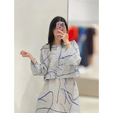 Folded Niche Design Lazy Wind Coat Women's Summer New Air Conditioning Pure Color Thin Zipper