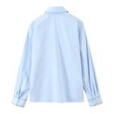 New Waist Button-Up Waist Shirt