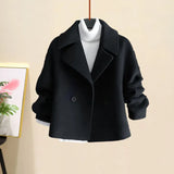 Toloer Autumn Winter Wool Suit Jacket Jacket Long Sleeve Knitted Sweater Casual Trousers Three Piece Set Elegant Women's Pant Set 1215-1-Outfit