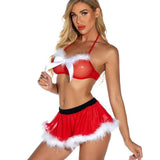 Underwear Pajamas Two Sets Of Simulated Silk Charm Slings Shorts Fascination Sex Emotional Fun Home