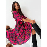 Fashionable Printed Multi-color Long-sleeved For