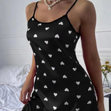 Hanging Pyjamas Women's Summer With Sexy Simulation Silk Pajamas Print Ice Silk Hot Sex Home Clothes Large